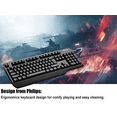 thumbnail image 6 of Philips USB Wired Gaming Keyboard, Full-Size 104 Keys, USB Plug & Play for PC Laptop Desktop, Black, 6 of 9