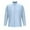 Light Blue, variant on ZCFZJW Men's Long Sleeve Wrinkle Free Shirts Button Down Casual Solid Color Stretch Work Business Dress Shirt with Pockets Navy M