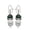 Green/Silver, variant on Moonstruck Traditional Indian Golden Minakari Jhumka Earrings With Stones And Pearls for Women (Purple)