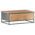 thumbnail image 3 of vidaXL Coffee Table Gray 35.4"x19.7"x13.8" Solid Acacia Wood, 3 of 9