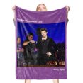 thumbnail image 1 of Manta de poliéster suave, cómoda y estampada, manta decorativa para el hogar, para sofá, cama, silla, 80 x 100 cm/31,5 x 39,37 pulgadas, 1 of 5