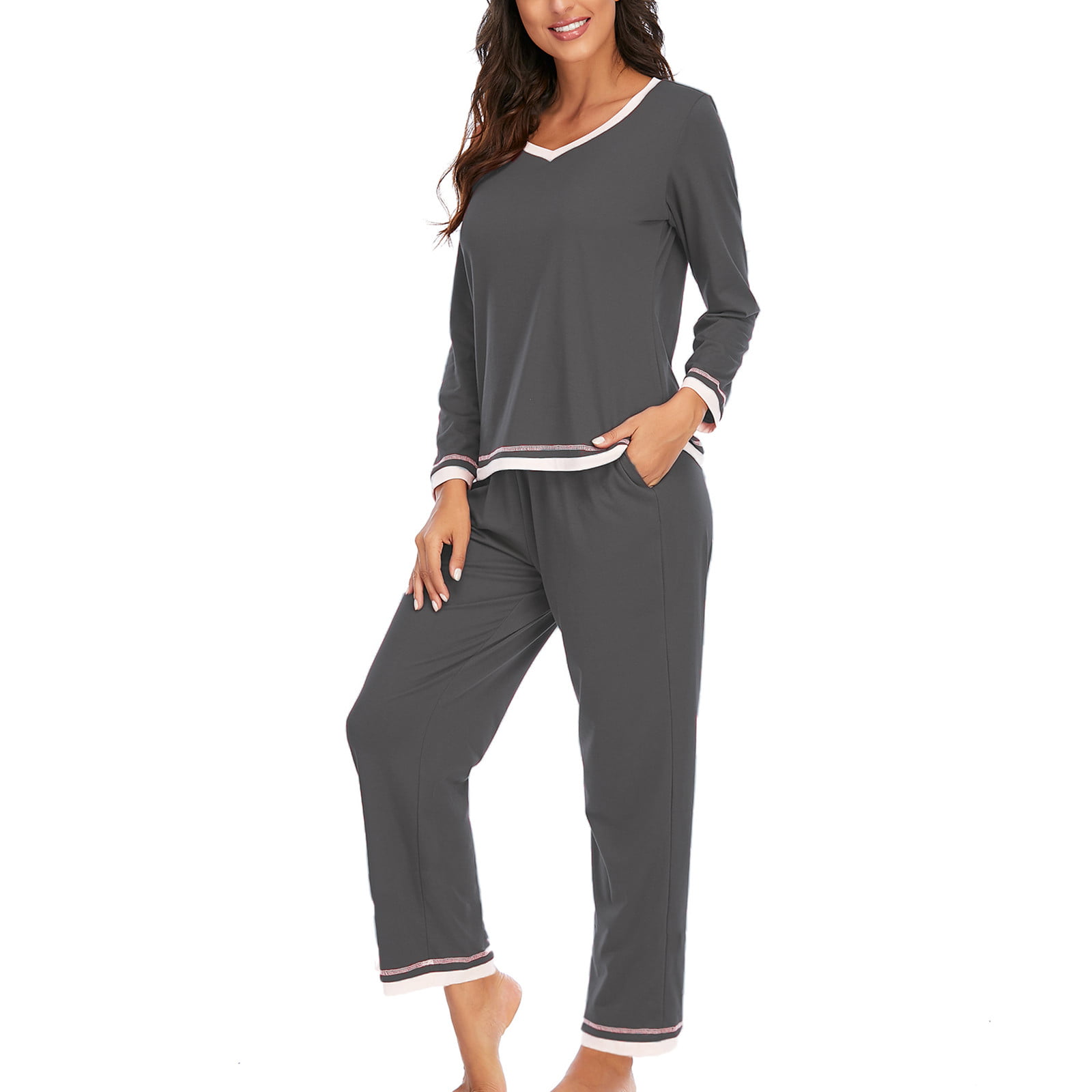 Nighty Girl Xxx Indian - Wetopw Women's Pajama Lingerie Sleepwear, Women Fashion Splicing Sets Wear  Lounge Wear Home Sleep Set Tops+Pants , Nightwear Loungewear Lingerie WD -  Walmart.com