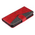 thumbnail image 4 of For iPhone 16e Leather Case Splicing Stitching Wallet Phone Cover with Wrist Strap - Grey, 4 of 5