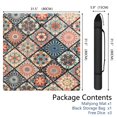 thumbnail image 2 of Boho Design Extra Large Rubber Playing Pad 31.5 Inch Square Mahjong Table Mat Features Non-Slip Grip and Noise Reducing Properties for Tiles and Cards, 2 of 7