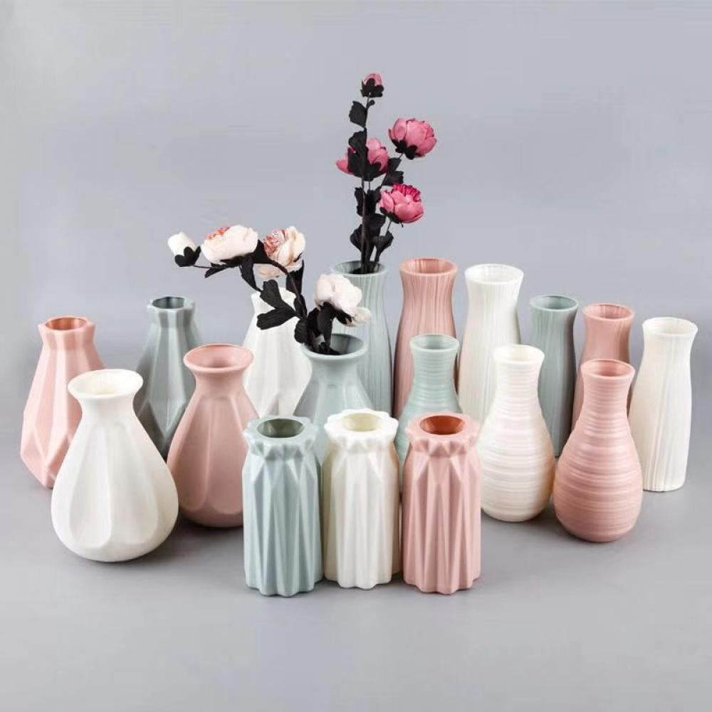 Nordic style Flower Basket Flower vase Origami Plastic Vase mini bottle