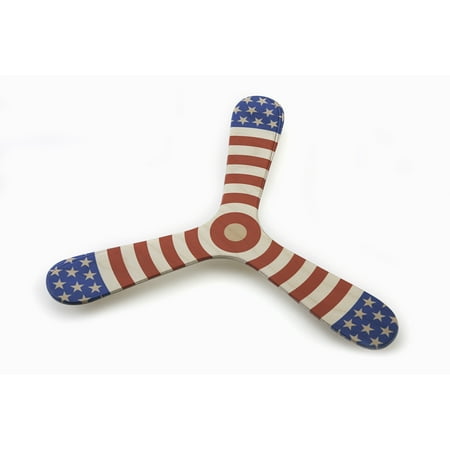 - Wallaby Boomerang Three Wing Birch, Hand Crafted, Digitally Printed and Signed, Right Handed (USA)