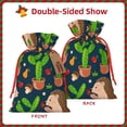 thumbnail image 2 of Kdxio Cute Hedgehogs Cactus Blue Christmas Gift Bags, Birthday gift bags Xmas Presents Bags Holiday Gift Bags for Christmas Gifts, Weddings and Birthday-Small, 2 of 9