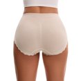 thumbnail image 3 of INSPIRE CHIC Women's High Waisted Underpantys Breathable Tummy Control Briefs 2XL Pink, 3 of 4