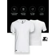 thumbnail image 3 of Starter Men's V-Neck Tees with Short Sleeves, 6-Pack, 3 of 7