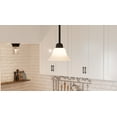 thumbnail image 3 of Design House 514513 Millbridge Traditional 1-Light Indoor Dimmable Mini Pendant with Alabaster Glass Shade for Kitchen island bar Bar, Oil Rubbed Bronze, 3 of 14