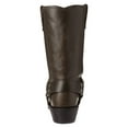 thumbnail image 4 of YLYL Men's Mid Calf Boots PU Leather Square Toe Pull on Classic Fashion Riding Boots, 4 of 8