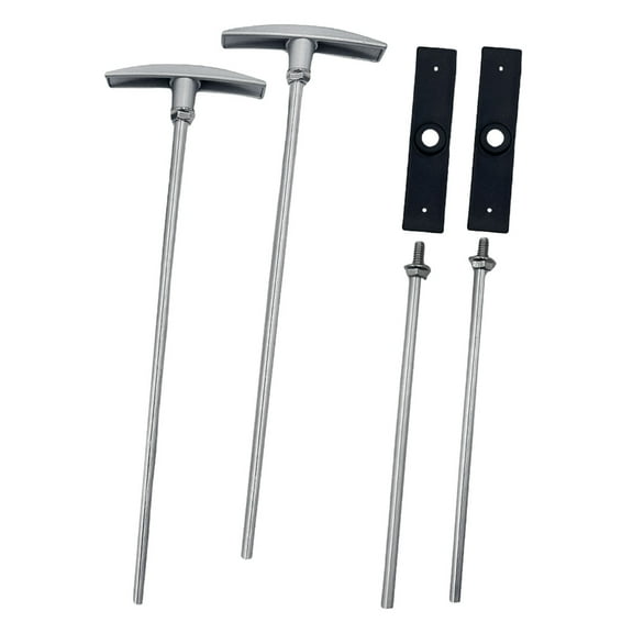 Motorhome Waste Valves Handle Replacement Set 6Inch And 9Inch Extensions For Convenient Sewer Hose Management