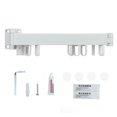 thumbnail image 1 of Wall Clothes Drying Rack Retractable Space Saving Rotating Ring Simple Clothes Hanger for Balcony Laundry Room White Two Fold, 1 of 12