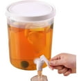 thumbnail image 6 of MOQIN 1/1.3 Gallon Drink Dispenser for Fridge, Leakproof Plastic Water Container Fridge Beverage Dispenser Ice Juice Dispenser for Home Party Restaurant Bar Buffet, 6 of 9