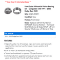 thumbnail image 2 of Front Outer Differential Pinion Bearing Set - Compatible with 1994 - 2002 Dodge Ram 3500 1995 1996 1997 1998 1999 2000 2001, 2 of 2
