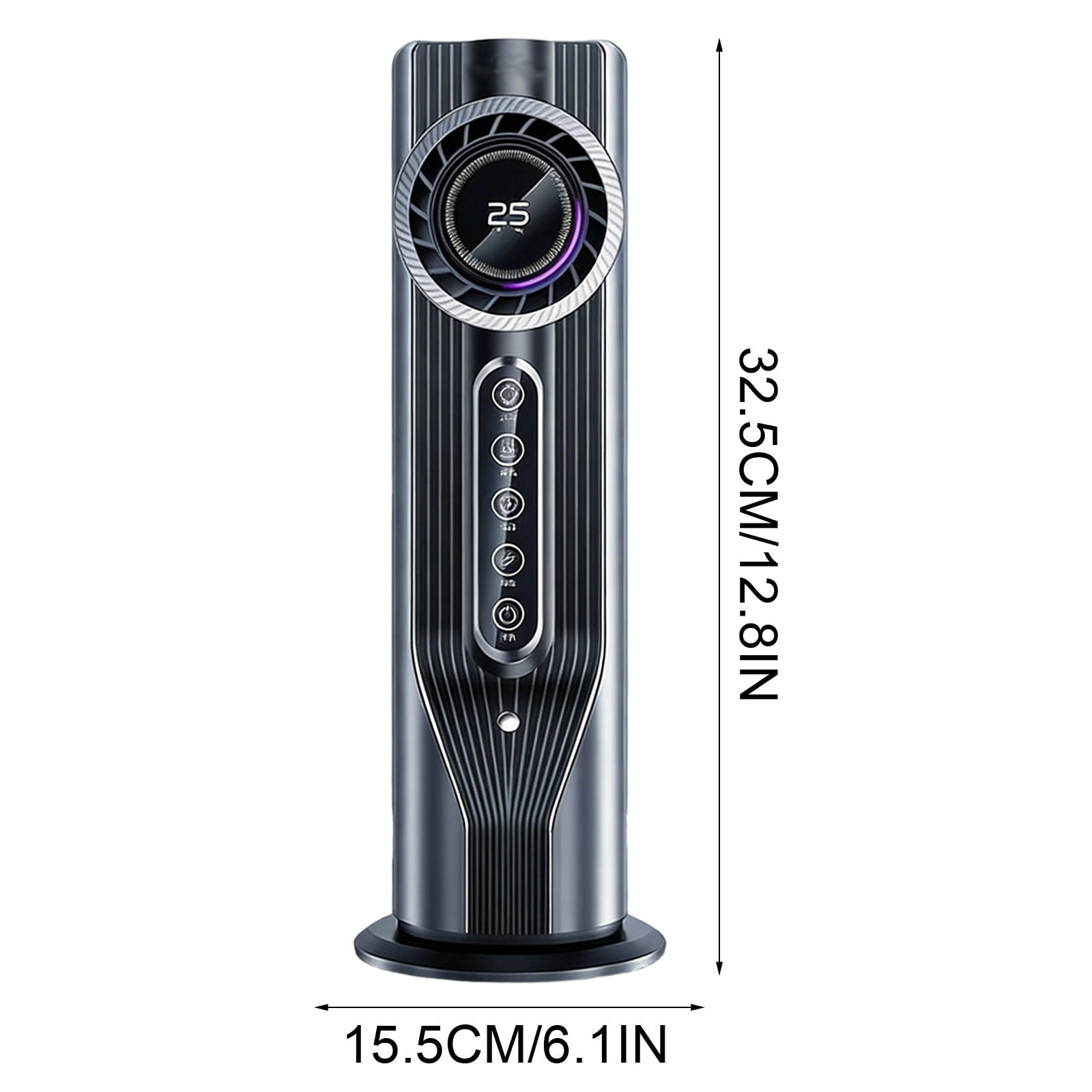 BUERCWS Desktop Wind Cooler - Hydro Chill Technology Cools Small Spaces, Quiet Motor & Multi Directional Vents for Office or Home Use