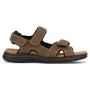 Dockers Men's Newpage Dark Tan Ankle-High Leather Sandal - 9W
