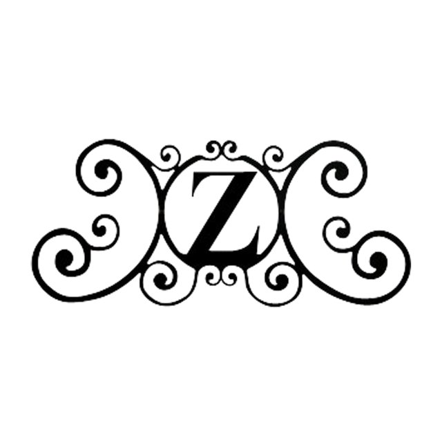 Placa de la Casa Village Wrought Iron Letra Z HP-OD-Z