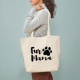 thumbnail image 3 of CafePress - Fur Mama Tote Bag - Unisex Canvas Tote Bag, Beige, 1-Piece, 3 of 7