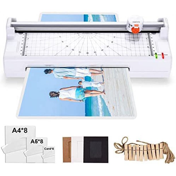 Laminator Machine, 5In1 & Cold 40Second Preheating Office/Home Use