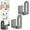 Grey, variant on Clearance Rack under $1,Cutting Board Holder With Glue Pots Pan Lids Rack Chopping Board Rack Kitchen Countertop Organizer Stand Holder Black