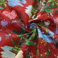 thumbnail image 6 of YIUME Men's Hawaiian Shirt Christmas Santa's Seaside Stop Print Cotton Button-down Short Sleeve Aloha Shirt, 6 of 8