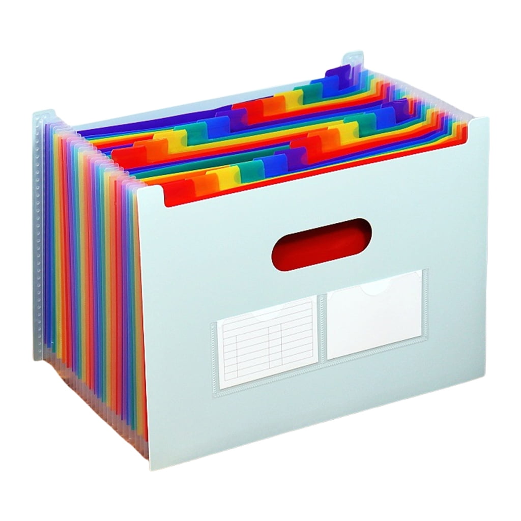 A 4 Accordions File Folder Document Organiser Large Capacity File Organiser
