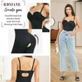 thumbnail image 3 of Shapewear High Waisted Shapewear Shorts For Women Seamless Comfy Body Underwear Girdle Top Bra Long Body T Shirt Waste Trainer Orchard Corset Waist Trainer Tilt Top Women Bodysuits Tops Padding Women, 3 of 6
