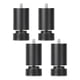 thumbnail image 2 of 4 patas de mesa M10 para muebles, patas de sofá de aleación, rosca M10 para marco de cama. Negro 6cm, 2 of 7