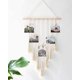 thumbnail image 5 of Exhibición de fotos para colgar Macramé para colgar en la pared Imágenes Titular de tarjetas Decoración Hogar Adorno elegante para apartamento Dormitorio Sala de estar Galería, con, 5 of 5