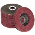 thumbnail image 4 of S SATC 5PCS 4-1/2"x7/8" 320Grit Nylon Flap Disc Metal Polishing Buffing Finishing Wheel, 4 of 6