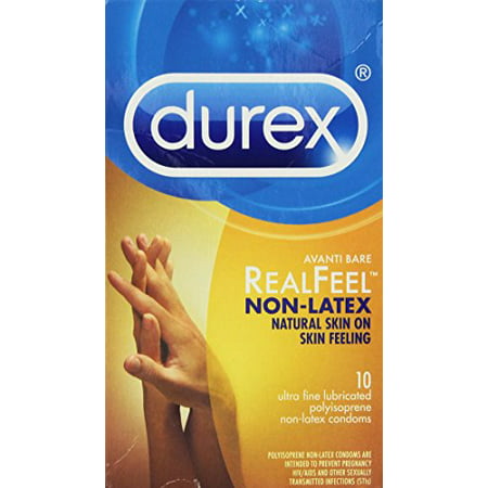Durex Avanti Bare Real Feel Non-Latex 10 Condoms (Best Feeling Durex Condom)