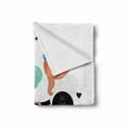 thumbnail image 2 of Animal Soft Flannel Fleece Throw Blanket, Cartoon Style Illustration Tribe of Sloths Smiles Sleeping Lazy does Yoga Words, Cozy Plush for Indoor and Outdoor Use, 50" x 70", Multicolor, by Ambesonne, 2 of 6
