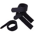 thumbnail image 4 of HEVIRGO 100Pcs Reusable Silverline Pack Black Hook Loop Cable Cord Ties Tidy Straps, 4 of 6