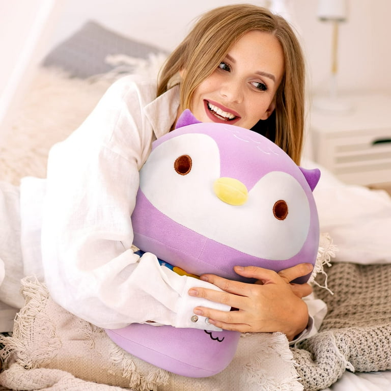 purple owl stuffed animal