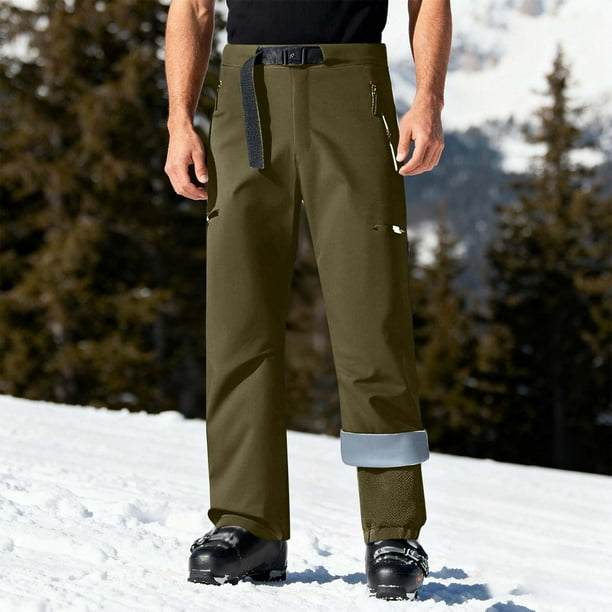 Ceisia Men Solid Color Button Up Golf Pants Lightweight Outdoor Casual Gift Sports Trousers