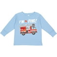 thumbnail image 3 of Inktastic I'm 5 Fire Truck 5th Birthday Boys or Girls Long Sleeve Toddler T-Shirt, 3 of 5