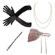thumbnail image 5 of 1920S Headband, Headwear Headpiece Props Accesorios de disfraces Rhinestone para disfraces Fiesta Actuaciones Escenario Mujeres Niñas , 4 piezas Colco Tocado de pelo, 5 of 6