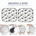 thumbnail image 6 of Wukai Tractor And Vehicle Print Windshield Sun Shade, Car Front Window Shades Sunshade Cover Sun Visor Shield Block Automotive Interior Protector Blocks UV Rays-Large, 6 of 6