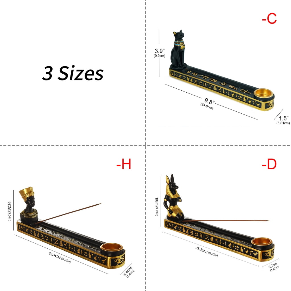 Oasiva Egyptian Incenses Stick Holder Burners Ashes Catcher Egyptian Home Decors Incenses Burners Ashes Catcher Meditations