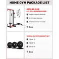 thumbnail image 2 of Cable Crossover Machine, Lat Pull Down Machine for Home Gym, Wall Mounted Cable Machine with 16 Adjustable Positions,LAT Tower with Cable Row Attachment, 2 of 8