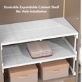 thumbnail image 3 of Cabinet Organizer Shelf, Expandable Closet Shelf Organizer Storage Rack Full Coverage Cabinet Shelves DIY Divider Separator for Cabinet Wardrobe Cupboard, 24cm Width, 3 of 7