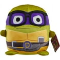 thumbnail image 5 of Mattel Teenage Mutant Ninja Turtles: Mutant Mayhem Plush Toys Cuutopia, 10 Inch Rounded Donatello Kawaii-Style Plush, Purple Masked Donnie Collectible, 5 of 5