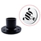 thumbnail image 2 of Desagüe de cubierta de piso para yates con tornillos, accesorios y suministros Negro w Cubierta 25mm, 2 of 3