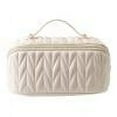 thumbnail image 1 of PU Cosmetic Bag Lightweight Makeup Box Portable for Holiday Gifts (Green), 1 of 9