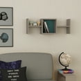 thumbnail image 2 of Ada Home Decor Furniture 33.46" 1 Tier Light Mocha Windham Modern Wall Shelf, 2 of 3