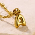 thumbnail image 4 of JO WISDOM Initial Necklaces 14k Plated Gold Letter Pendant Necklace Alphabet A-Z Necklace Dainty Gold Name Necklace Personalized Initial Pendant Necklaces for Women Trendy Jewelry, 4 of 9