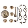 thumbnail image 4 of 5 Arms Candle Holder, Exquisite Durable Exotic 5 Arms Candelabra, Alloy For Dinner Party And Formal Event Centerpiece, 4 of 8