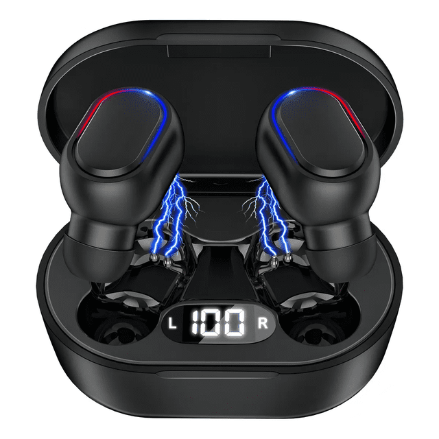 Audífonos In-ear Inalámbricos Bluetooth Manos Libres Con Micrófono Eo Safe Imports Negro