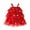 Red, variant on Mercatoo Girls Christmas Sequine Tulle Princess Dress Kids Cute Sleeveless Flowy Tutu Dress Xmas Birthday Part𝐲 Dress